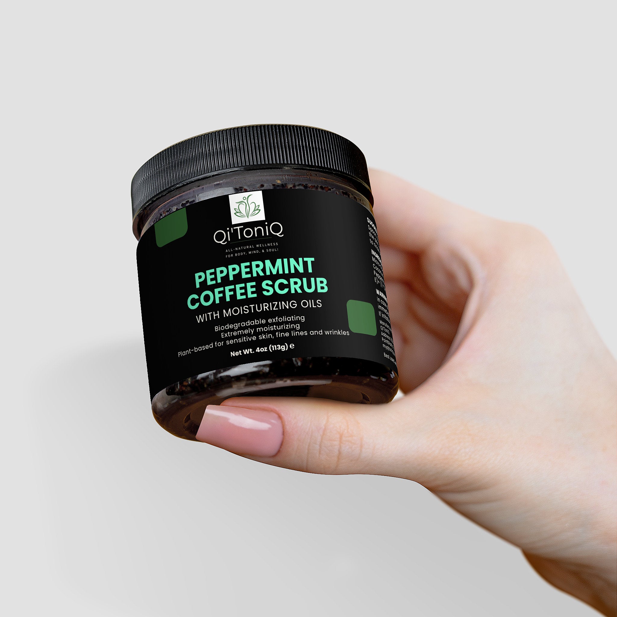 Peppermint Coffee Scrub