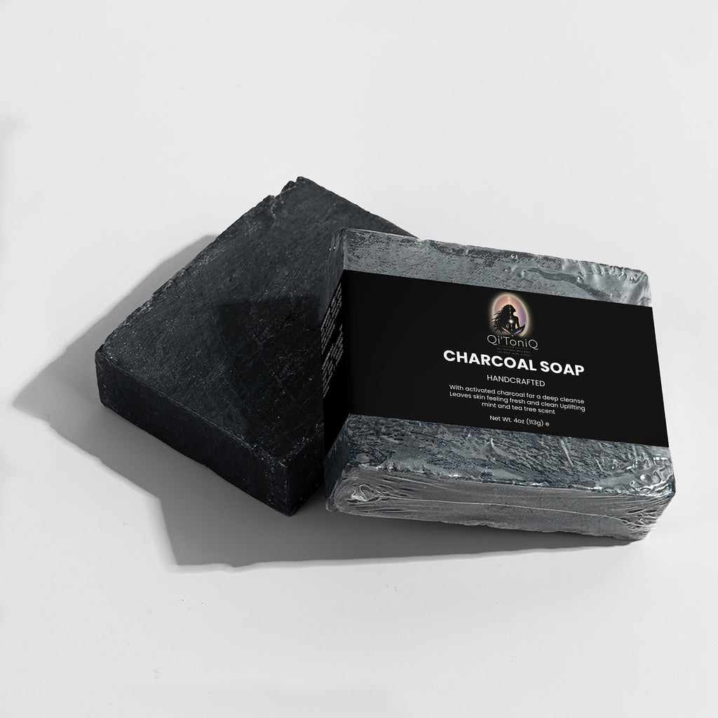 Charcoal Soap | Qi’ToniQ