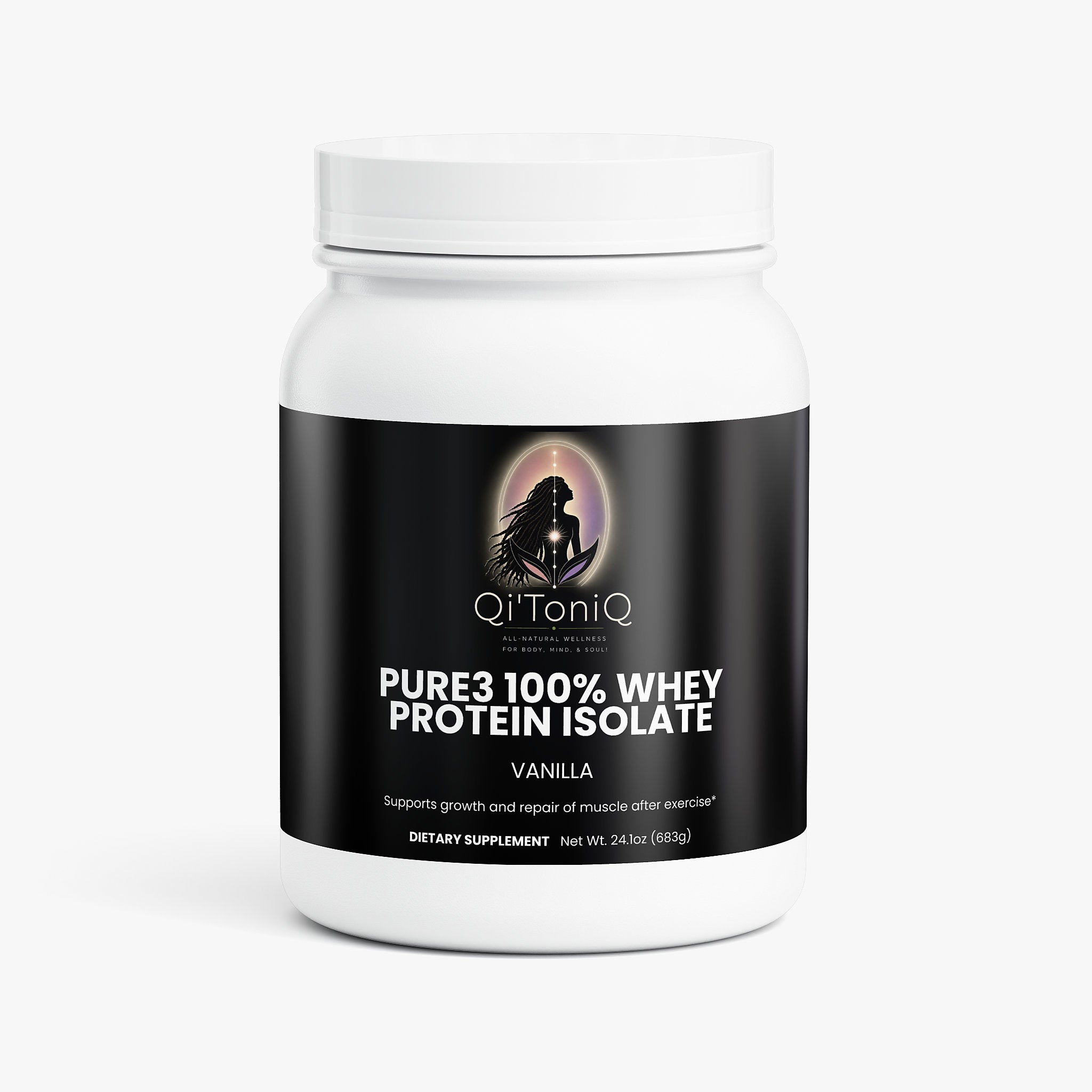 Pure3 100% Whey Protein Isolate – Vanilla | Qi’ToniQ