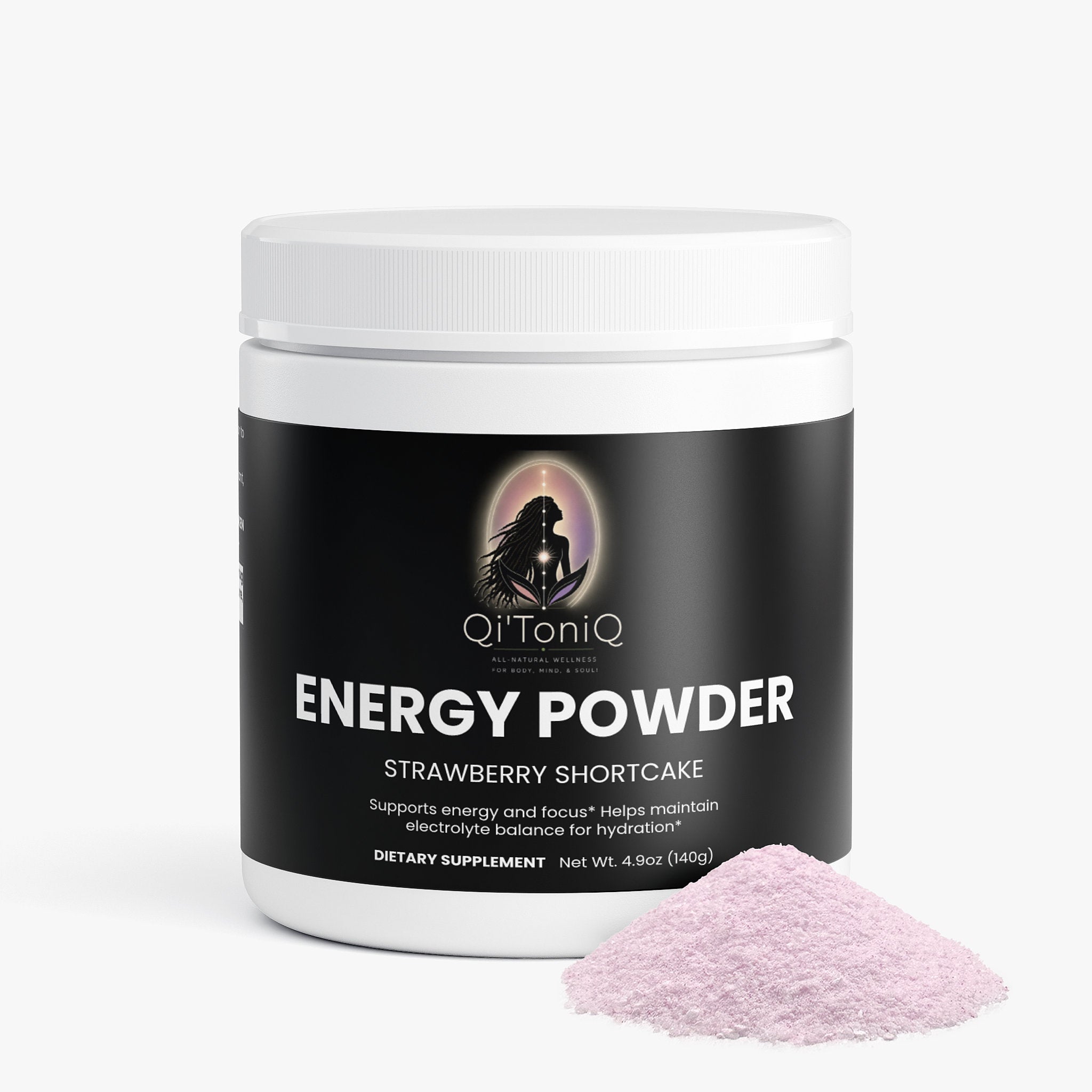 Energy Powder – Strawberry Shortcake | Qi’ToniQ