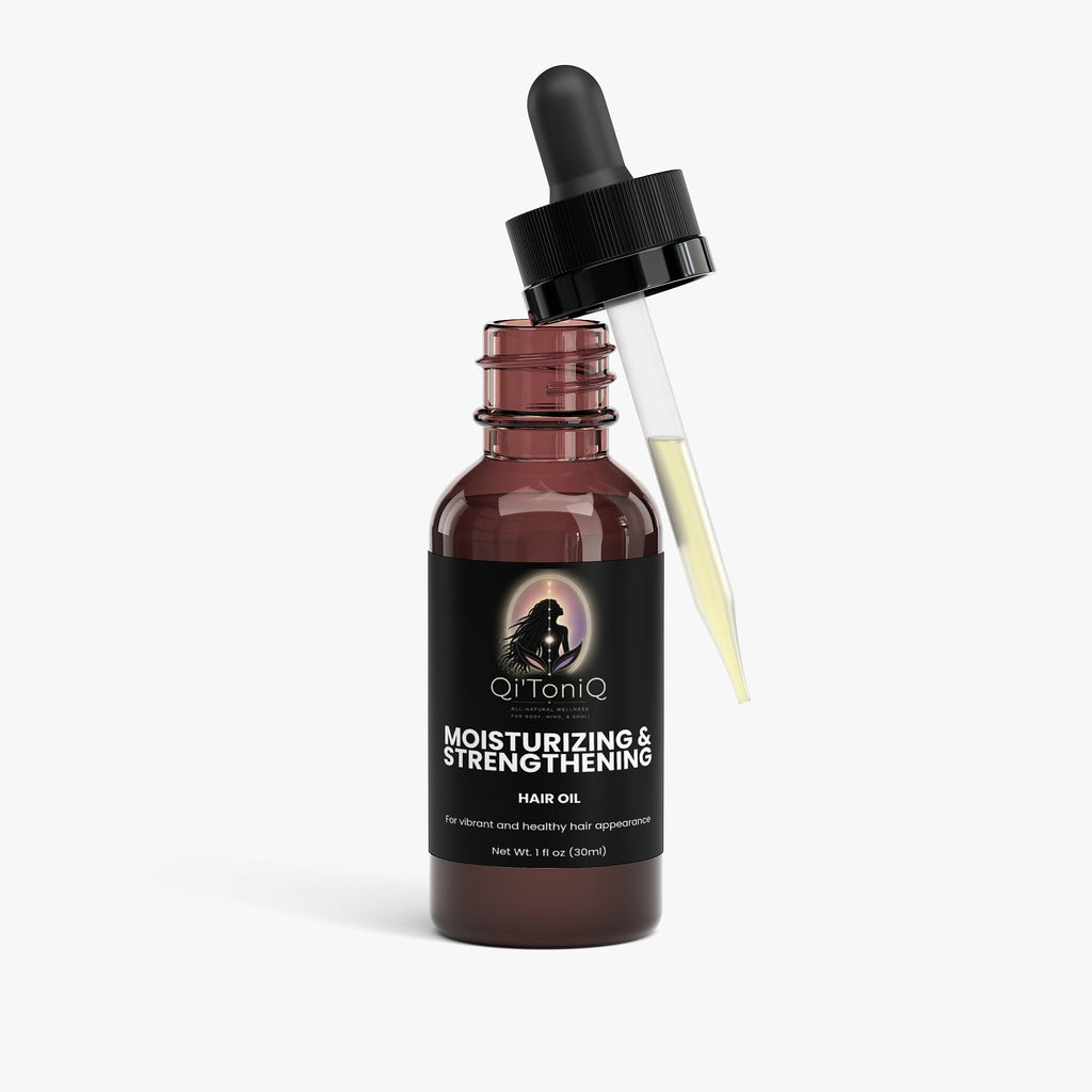 Moisturizing & Strengthening Hair Oil | Qi’ToniQ