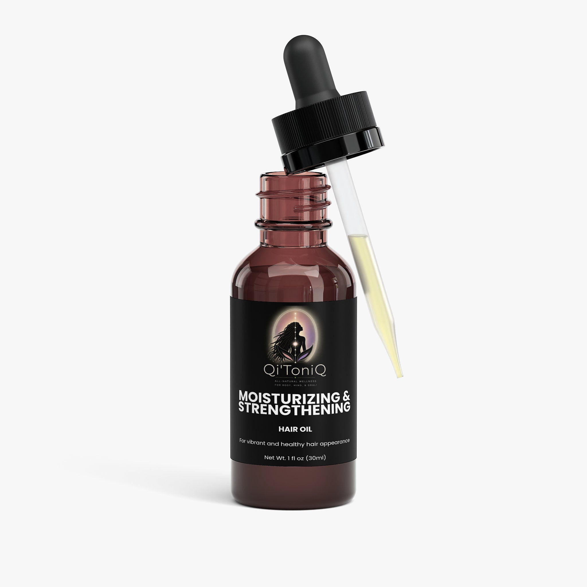 Moisturizing & Strengthening Hair Oil | Qi’ToniQ