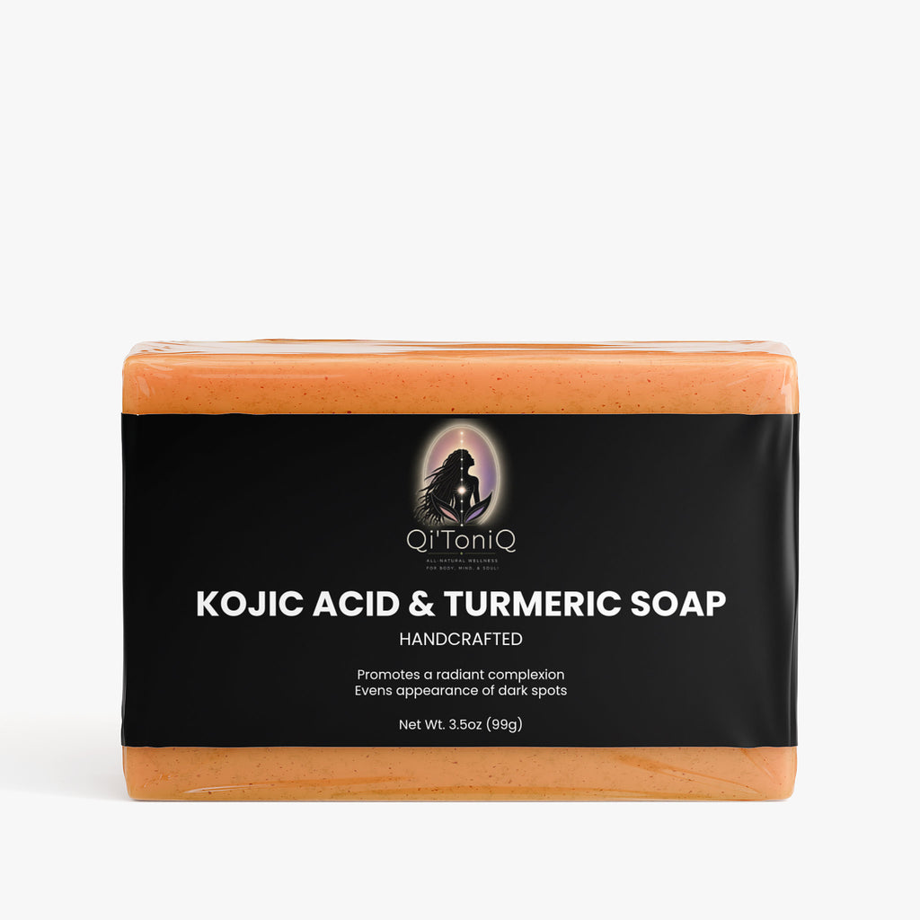Kojic Acid & Turmeric Soap | Qi’ToniQ