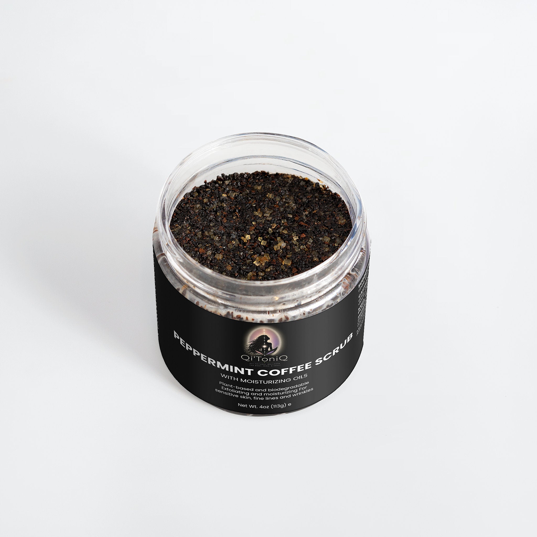 Peppermint Coffee Scrub | Qi’ToniQ