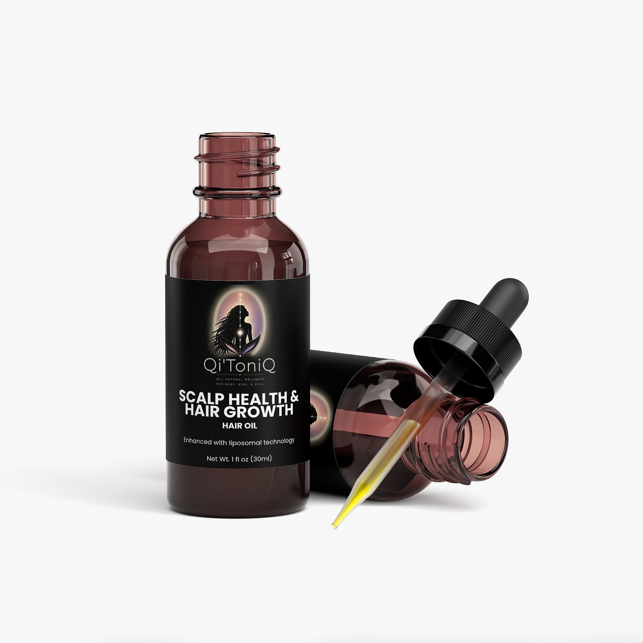Hair Oil for Scalp Health & Hair Growth | Qi’ToniQ
