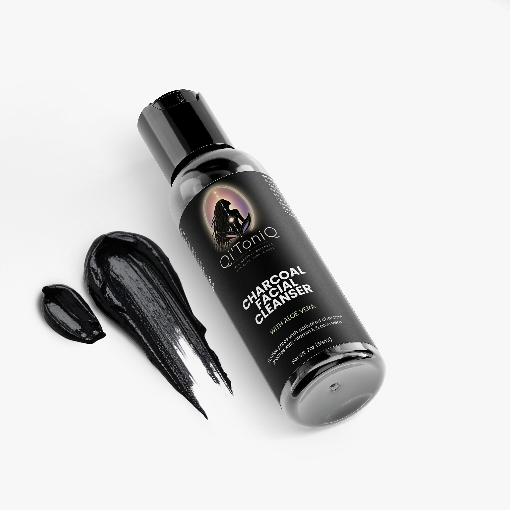 Charcoal Facial Cleanser | Qi’ToniQ
