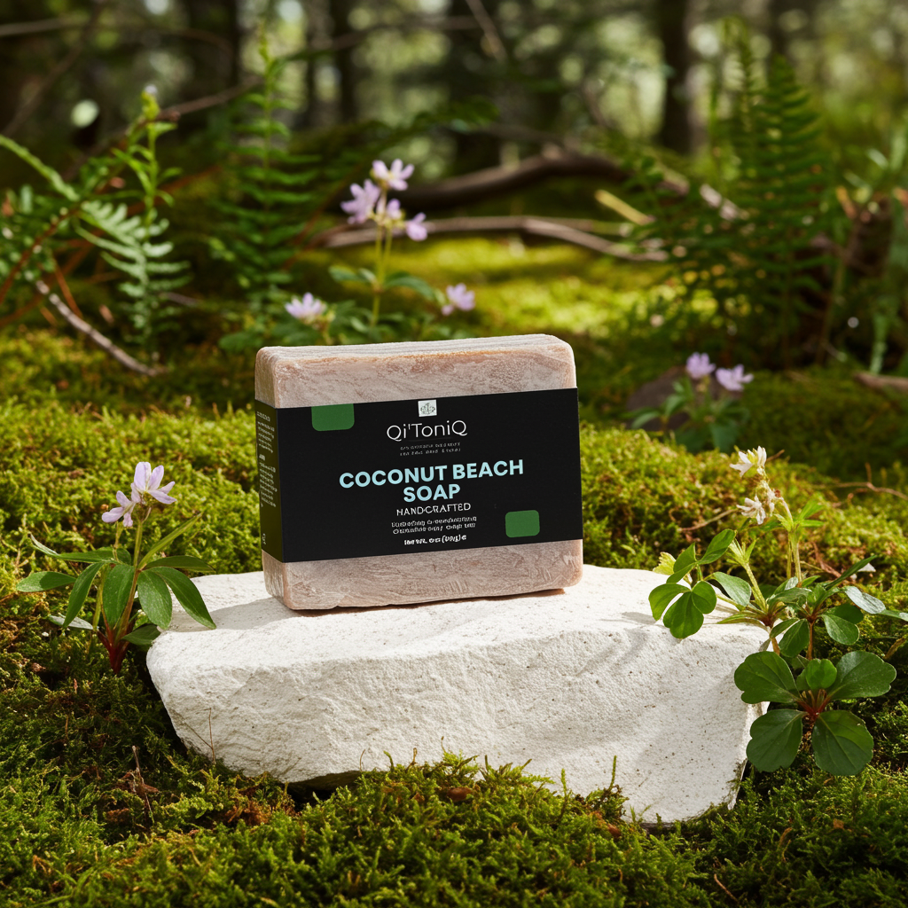 Coconut Beach Soap | Qi’ToniQ
