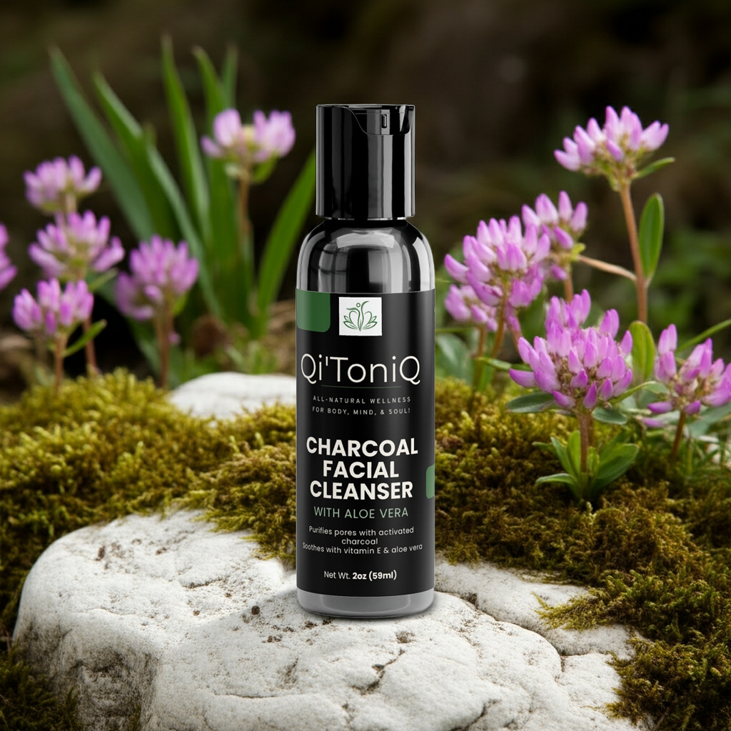 Charcoal Facial Cleanser | Qi’ToniQ
