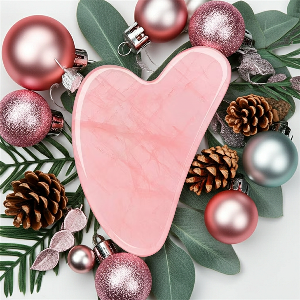 Natural Rose Quartz Gua Sha