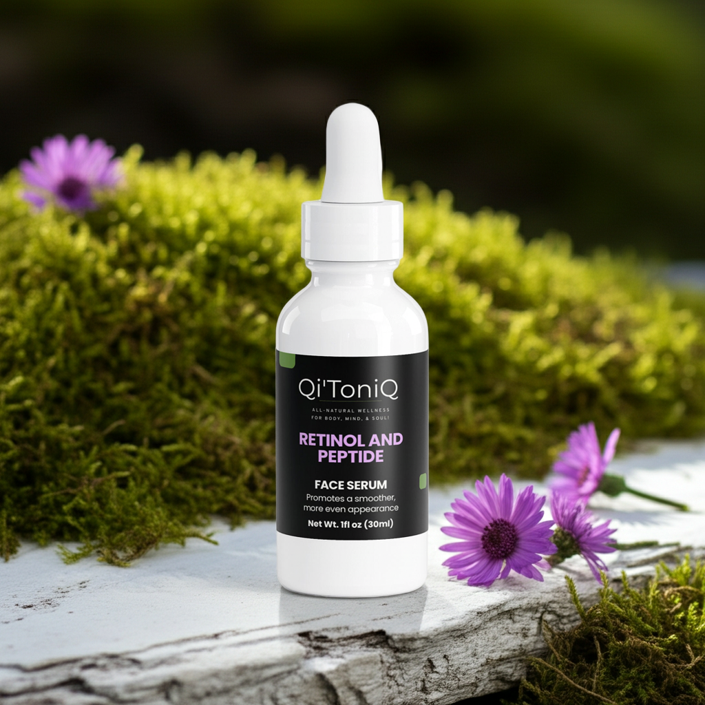 Retinol + Peptide Face Serum | Qi’ToniQ