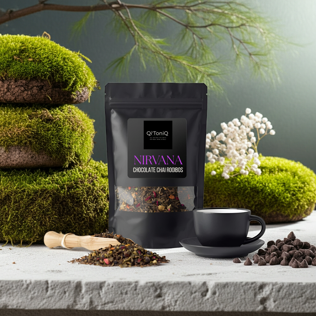 Nirvana Chocolate Chai Rooibos Tea | Qi’ToniQ