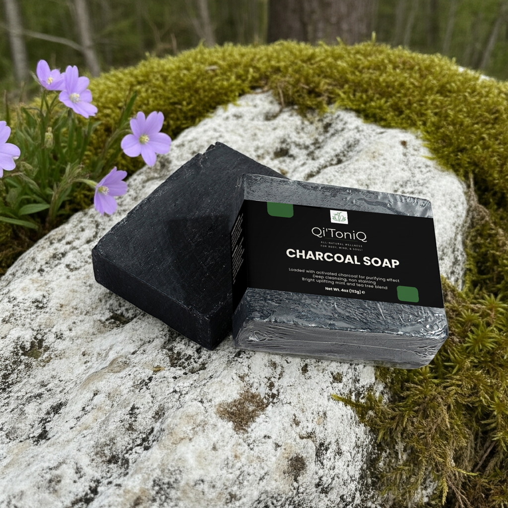 Charcoal Soap | Qi’ToniQ