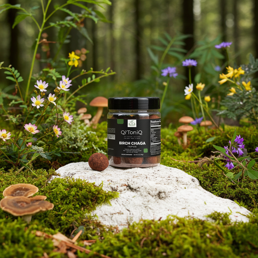 Birch Chaga Truffles | Qi’ToniQ