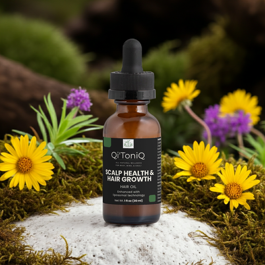 Hair Oil for Scalp Health & Hair Growth | Qi’ToniQ