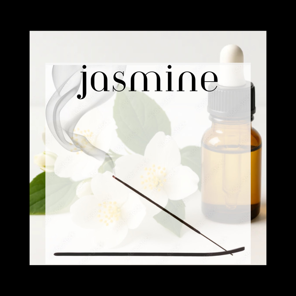 Jasmine Flower 11" Charcoal Incense 12 Pack Pure Essential Oils Clean 45-60 Minute Burn Time No Char Smell Ideal for Aromatherapy