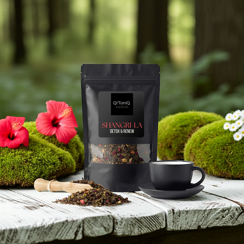 Shangri-La Hibiscus Lavender Spiced Tea | Qi’ToniQ