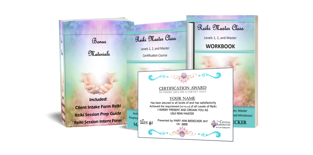 Reiki 1, 2, & 3 Certification Course. Digital Download