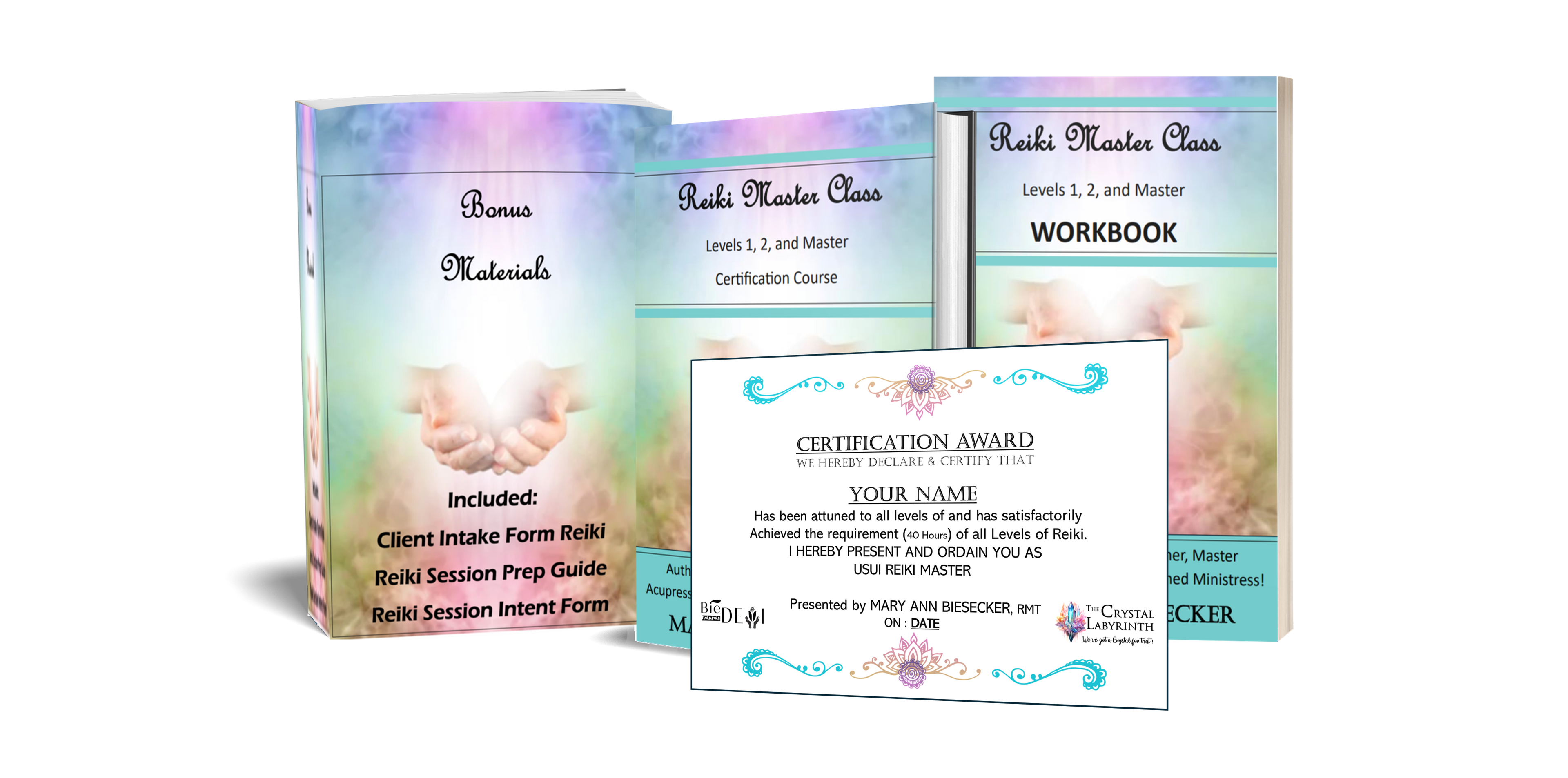 Reiki 1, 2, & 3 Certification Course. Digital Download