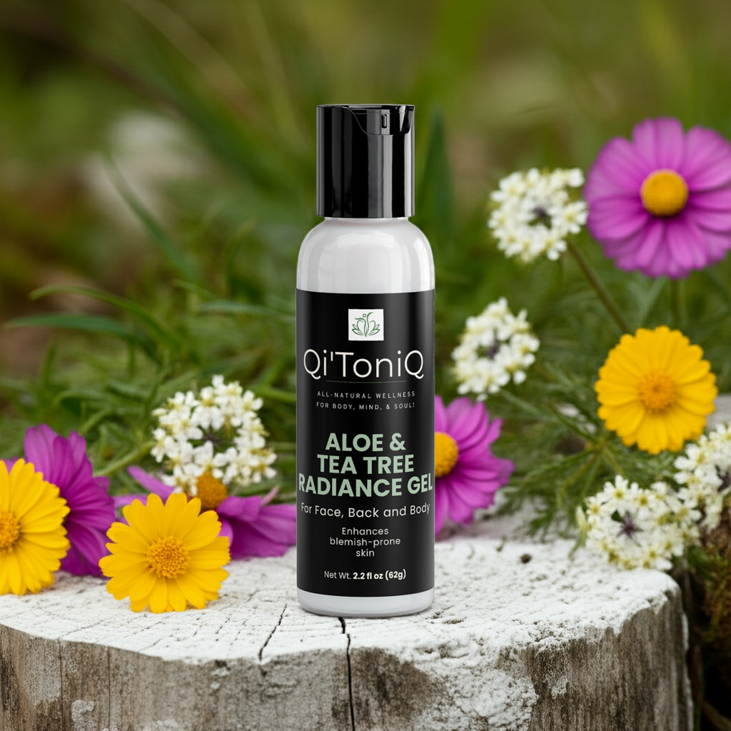 Aloe Tea Tree Radiance Gel | Qi’ToniQ
