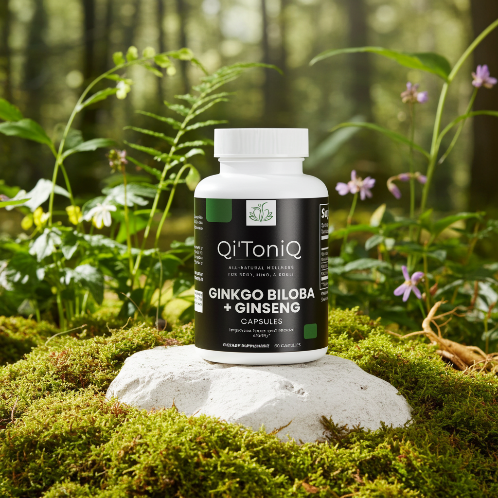 Ginkgo Biloba + Ginseng | Qi’ToniQ